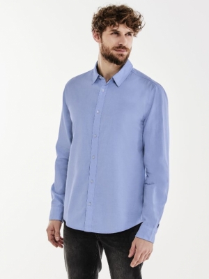  15443 shirt blu