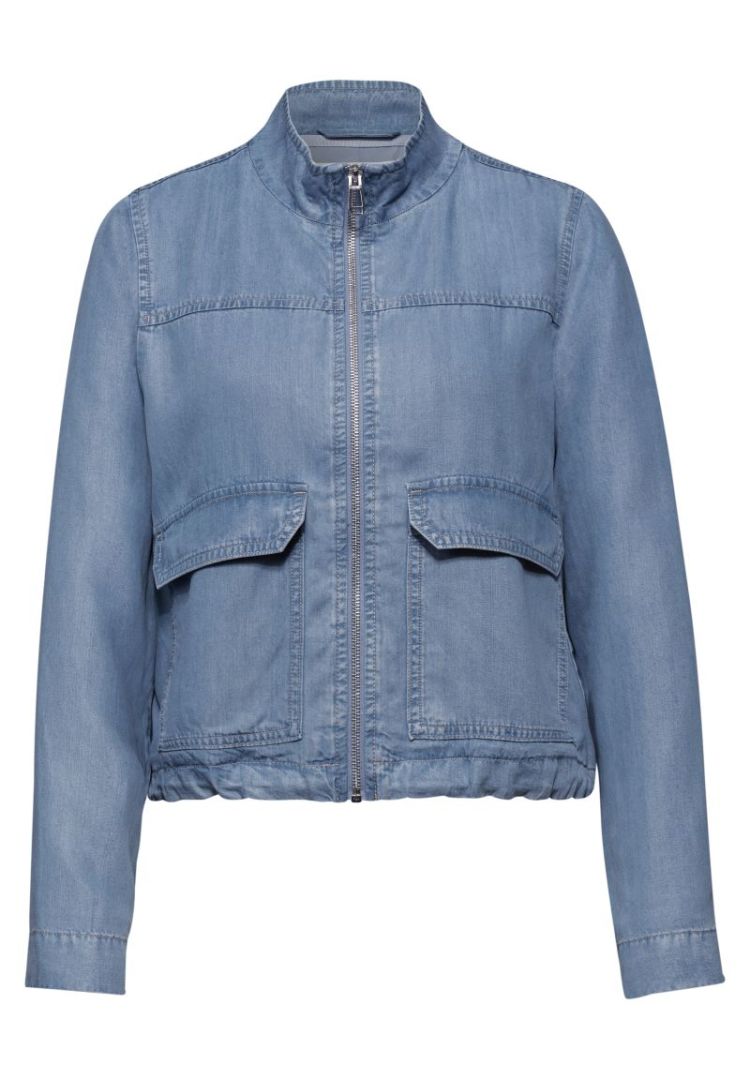 Blouson met opstaande kraag 17057 Light Blu