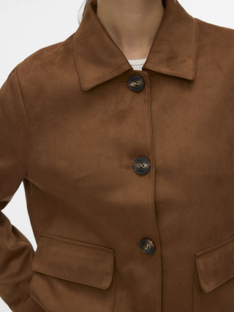VMJOSE KELLY SHORT JACKET GA N 195781 Cognac