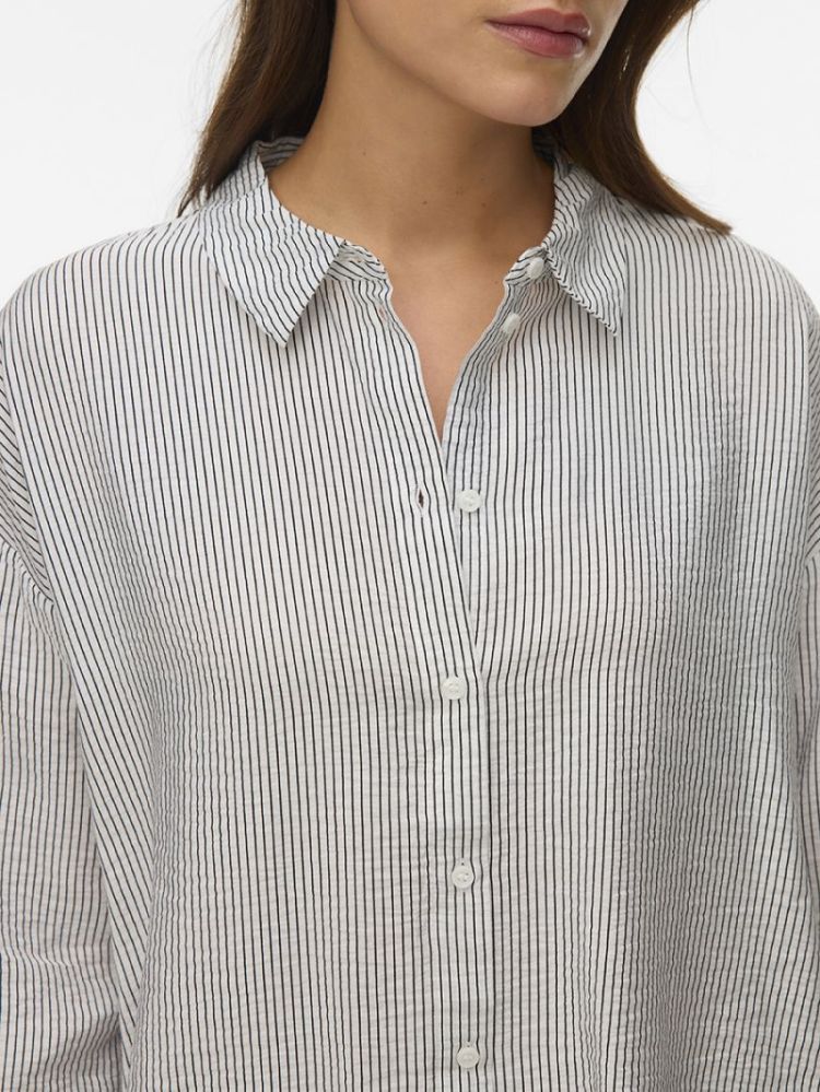 VMKAJA LS SHIRT WVN 175598002 Snow