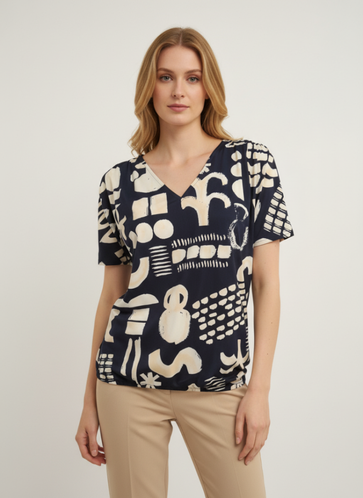 2390 BLUE LUXE PRINT