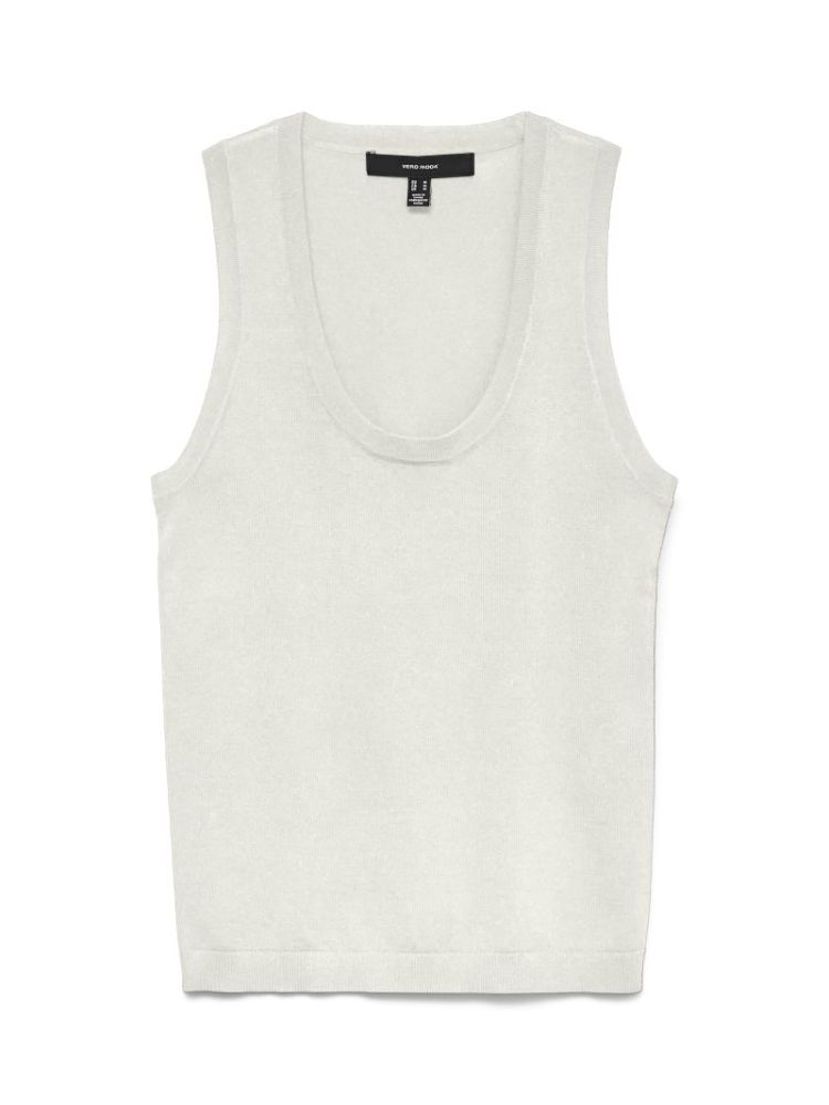 VMSISSEL SL O-NECK TOP 175598 Snow Whi