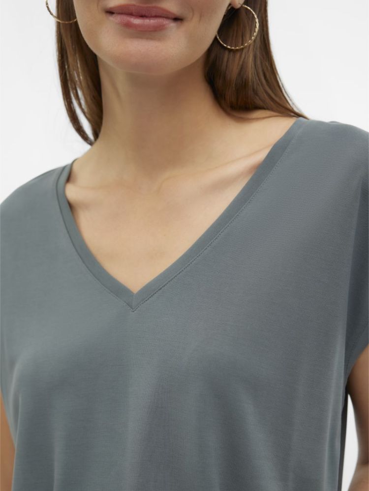 VMFILLI SS V-NECK TEE NOOS 175629 Balsam G