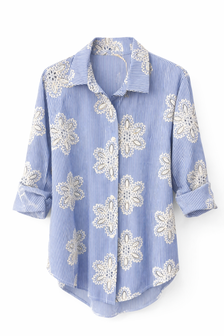  BLAUW/BEIGE