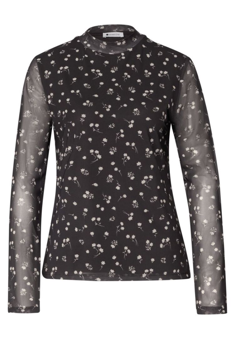A325858 LTD QR PRINTED MESH RO 27874 black cof