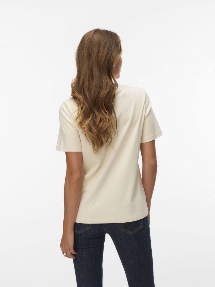 VMIRENE SS O-NECK T-SHIRT JRS 222913001 Birch