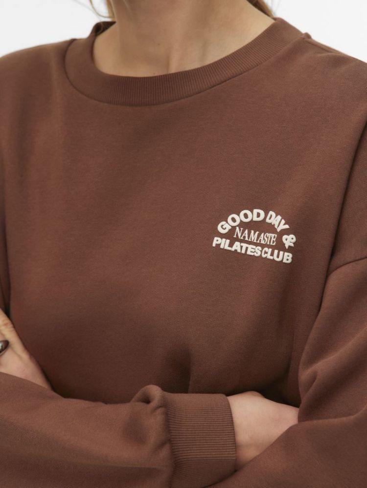 VMADINE URSULA LS SWEAT BOX JR 288475001 Cocoa