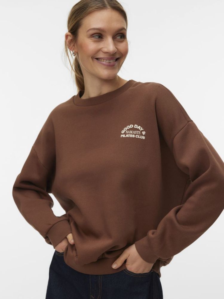 VMADINE URSULA LS SWEAT BOX JR 288475001 Cocoa