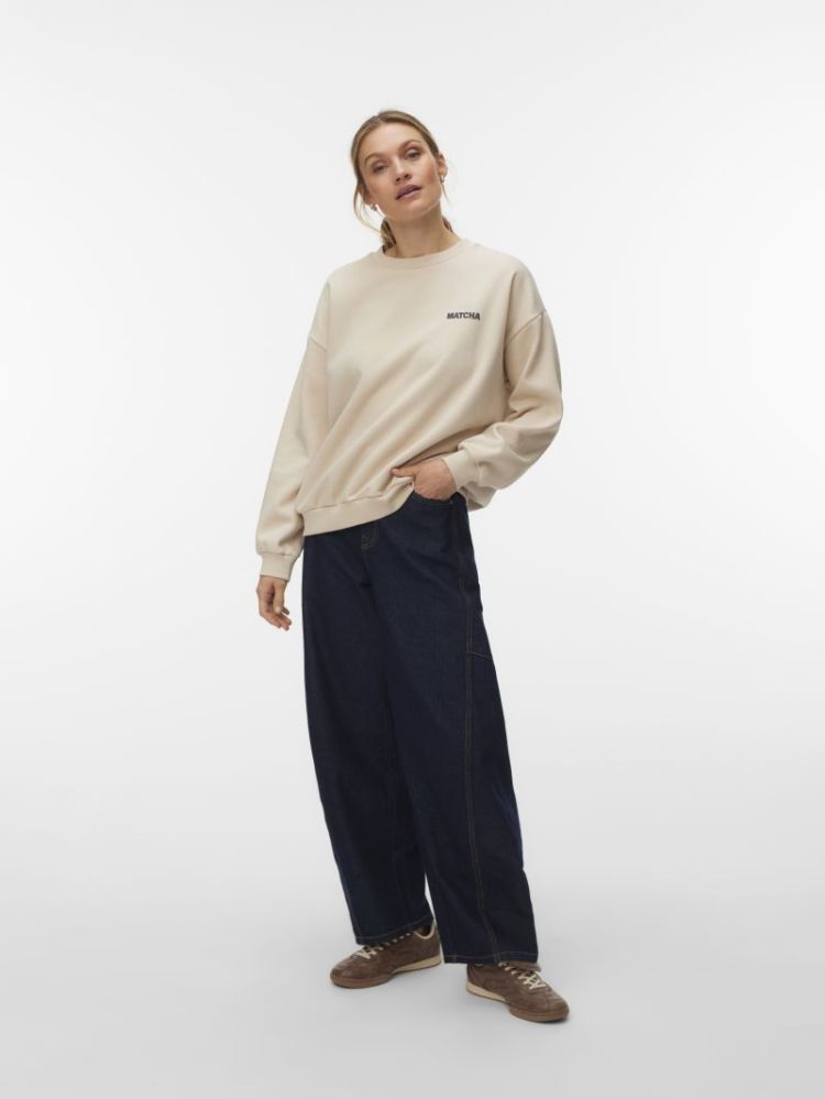 VMADINE URSULA LS SWEAT BOX JR 175626002 Oatme