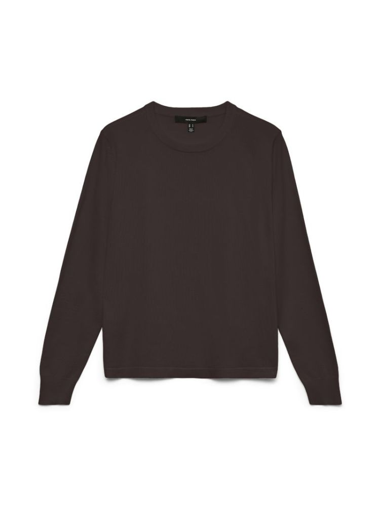 VMSILJE LS O-NECK PULLOVER NOO 297957 Chocolat