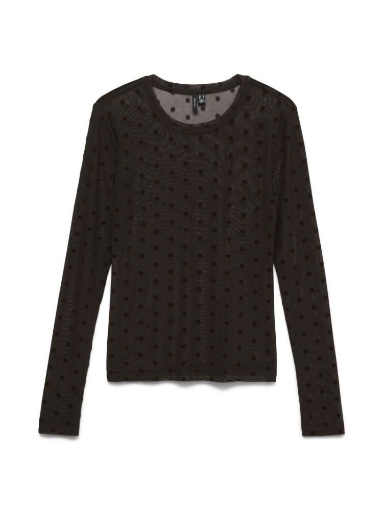 VMLOVA LS MESH TOP JRS NOOS 297957011 Choco