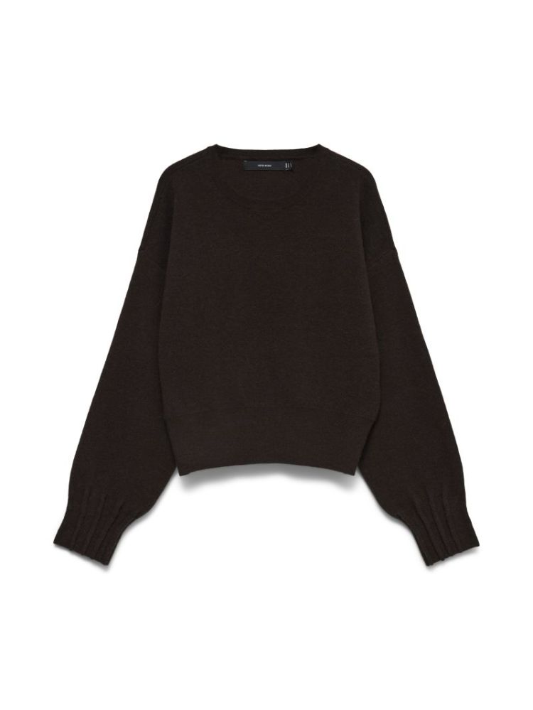 VMKACY LS O-NECK PULLOVER 297957001 Choco