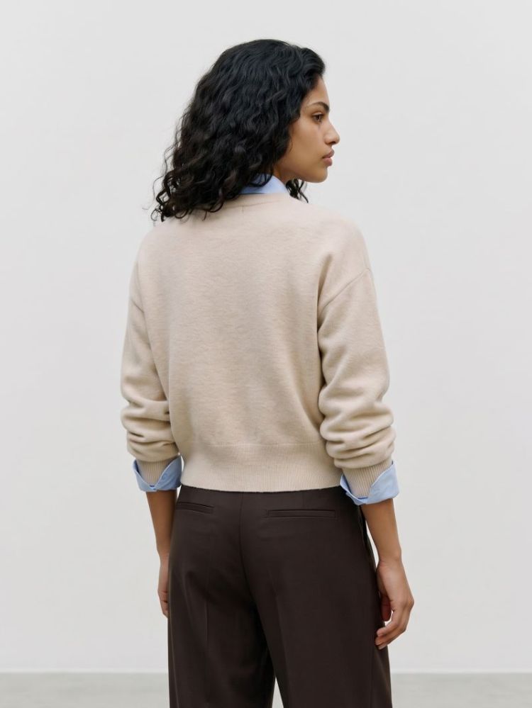 VMKACY LS O-NECK PULLOVER 222913001 Birch