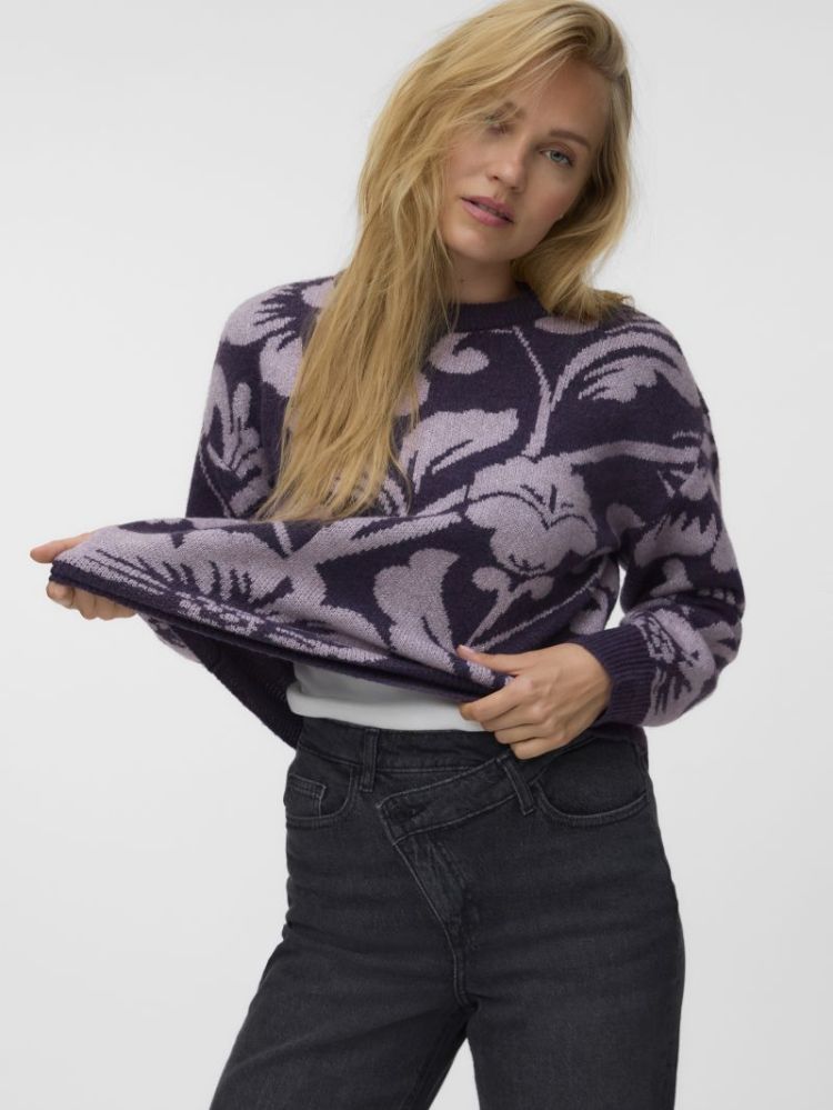 VMETTASHINE LS O-NECK PULLOVER 307271002 Sweet