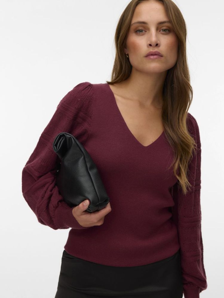 VMNEWLIMONE LS V-NECK PULLOVER 199051 Windsor