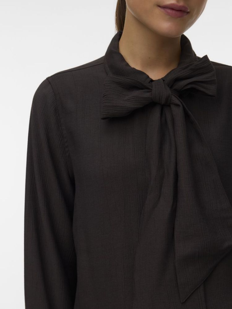 VMJAY LS SHIRT WVN PR 297957 Chocolat