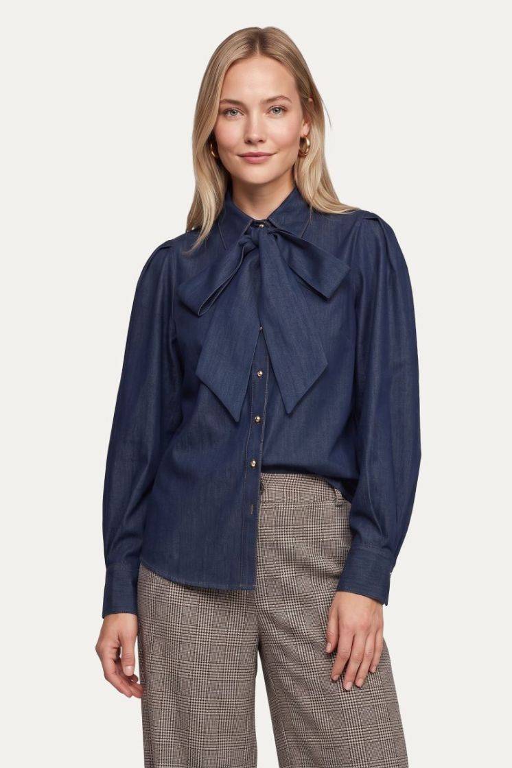 Lissa blouse 905 Denim Dark